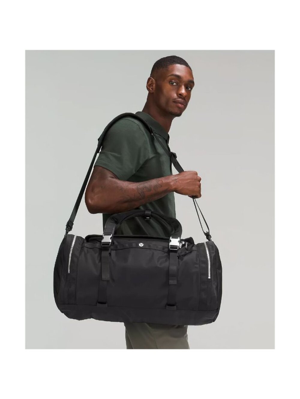 Lululemon Wunderlust Duffle Bag 40L Black OS - Picture 2 of 16